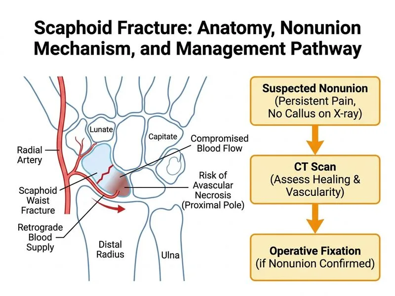 Scaphoid Fracture diagram