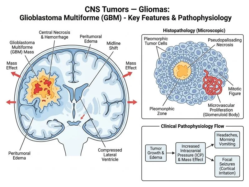 CNS Tumors — Gliomas diagram