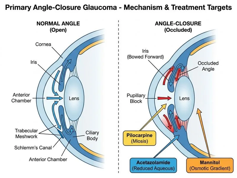 Primary Angle-Closure Glaucoma diagram