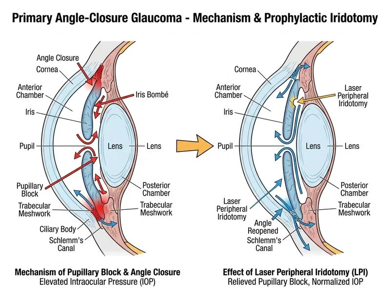 Primary Angle-Closure Glaucoma diagram
