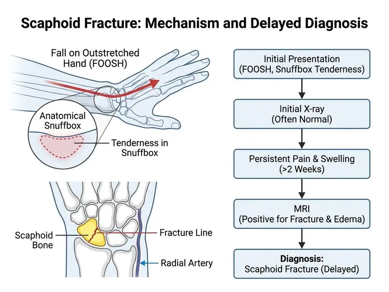 Scaphoid Fracture diagram