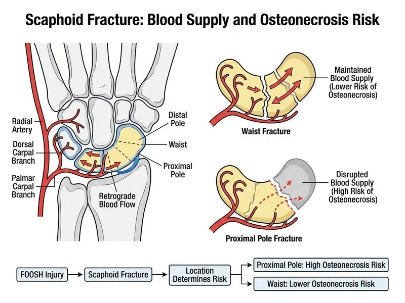 Scaphoid Fracture diagram