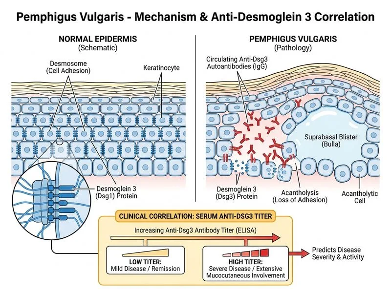 Pemphigus Vulgaris diagram