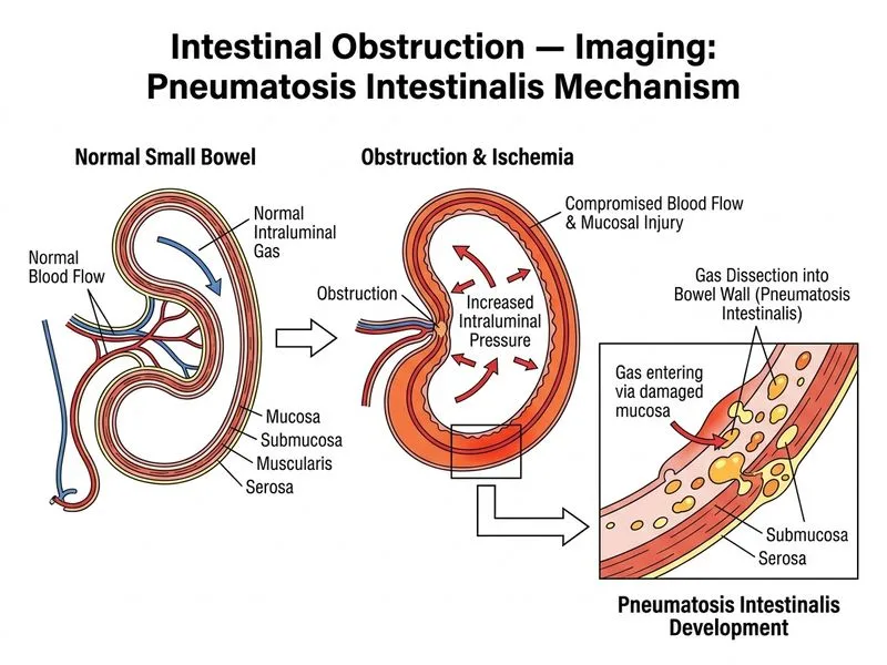 Intestinal Obstruction — Imaging diagram