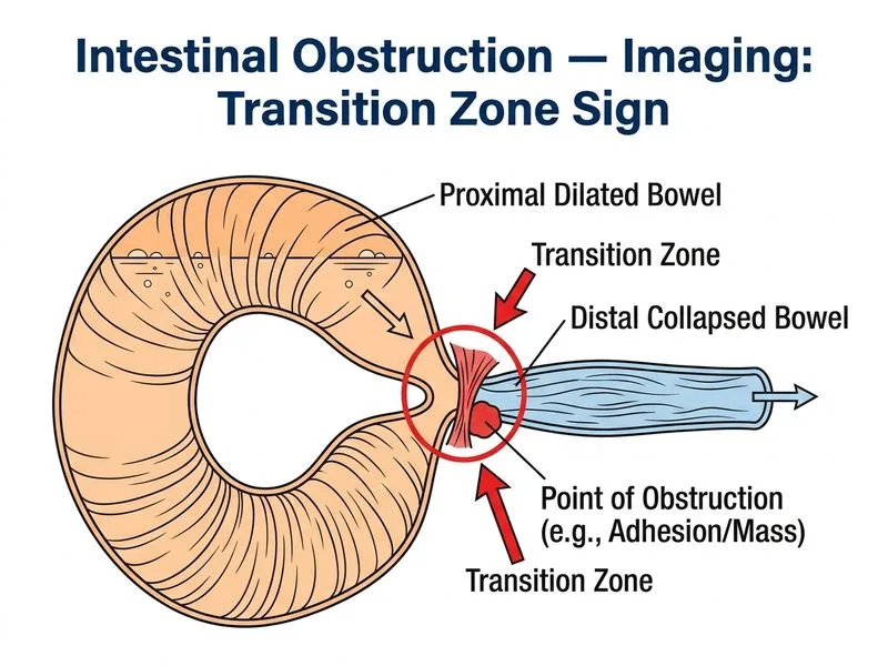 Intestinal Obstruction — Imaging diagram