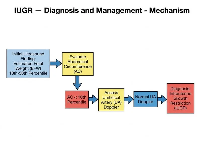 IUGR — Diagnosis and Management diagram