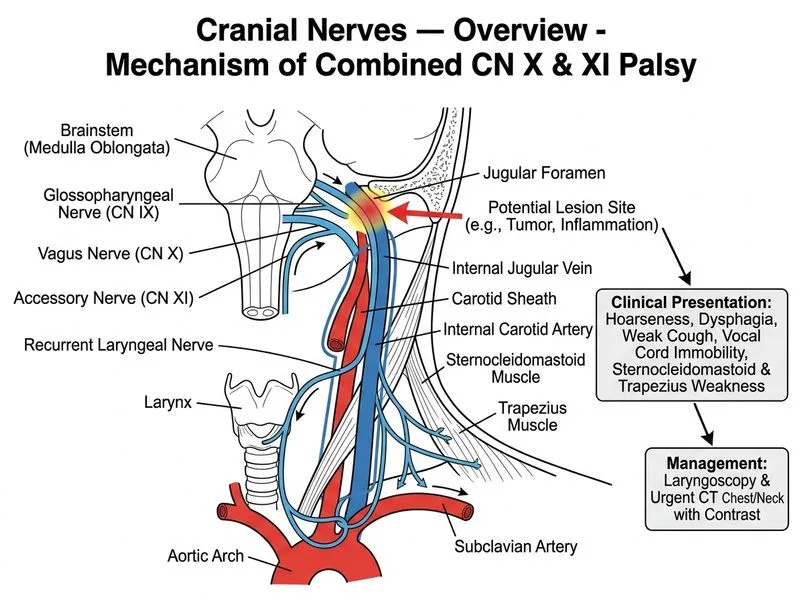 Cranial Nerves — Overview diagram