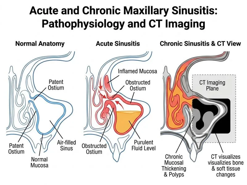 Acute and Chronic Sinusitis diagram