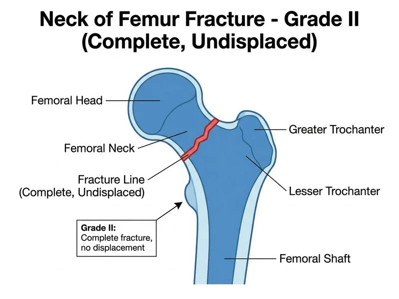 Neck of Femur Fracture diagram