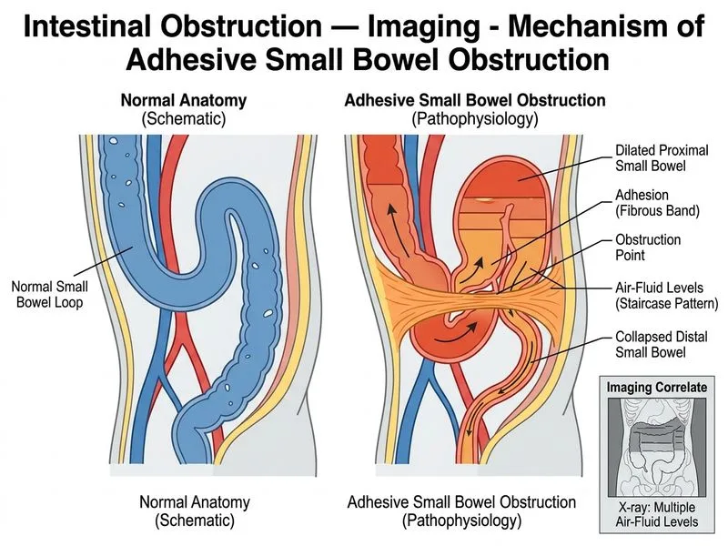 Intestinal Obstruction — Imaging diagram
