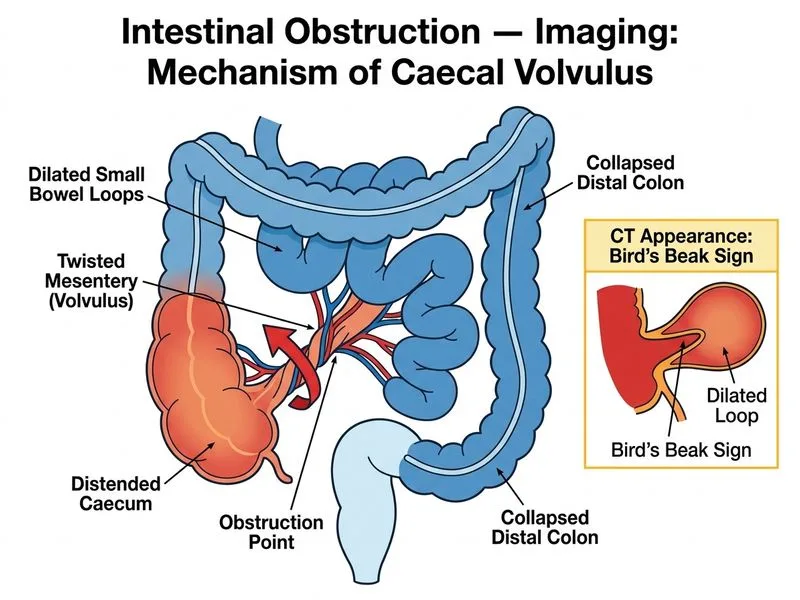 Intestinal Obstruction — Imaging diagram