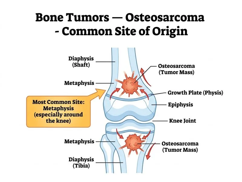 Bone Tumors — Osteosarcoma diagram