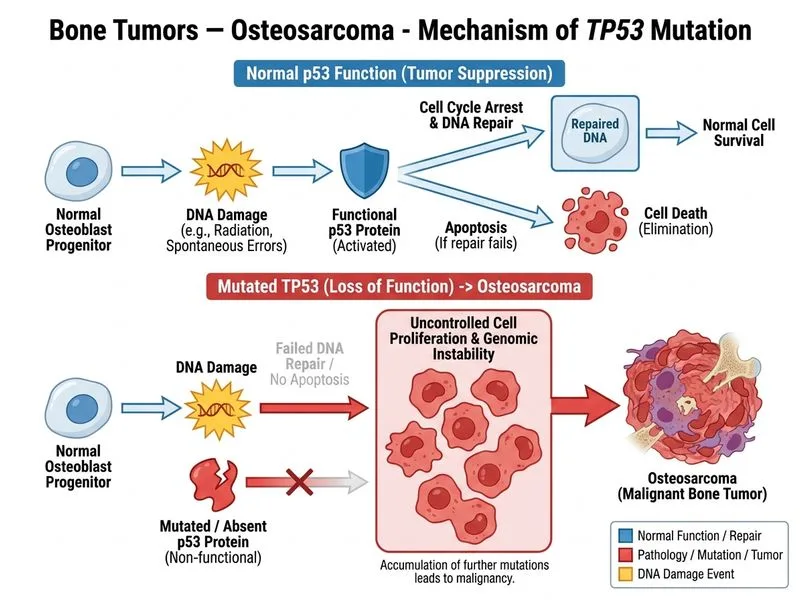 Bone Tumors — Osteosarcoma diagram