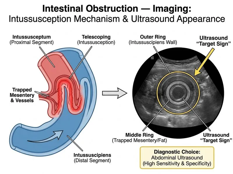 Intestinal Obstruction — Imaging diagram