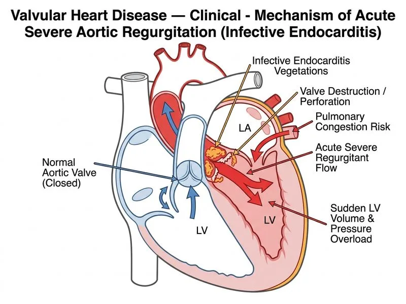 Valvular Heart Disease — Clinical diagram