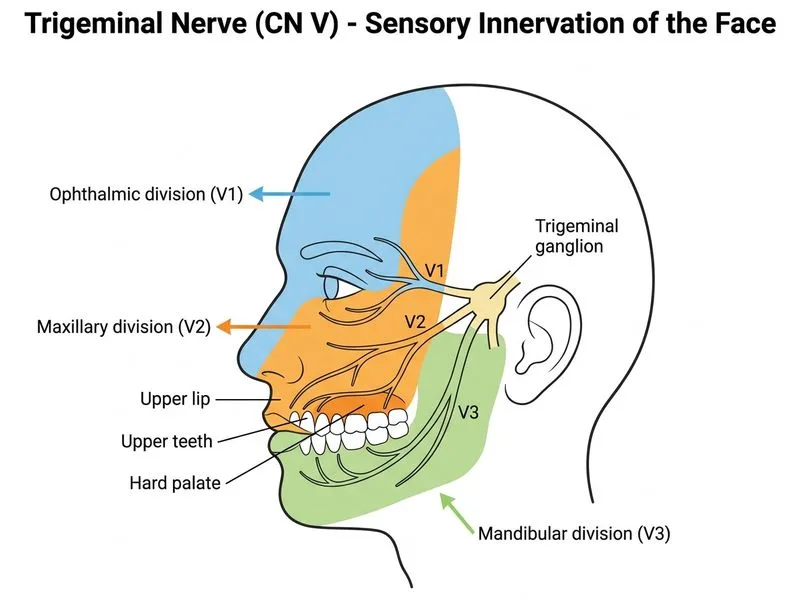 Trigeminal Nerve diagram