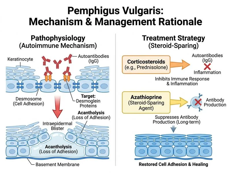 Pemphigus Vulgaris diagram