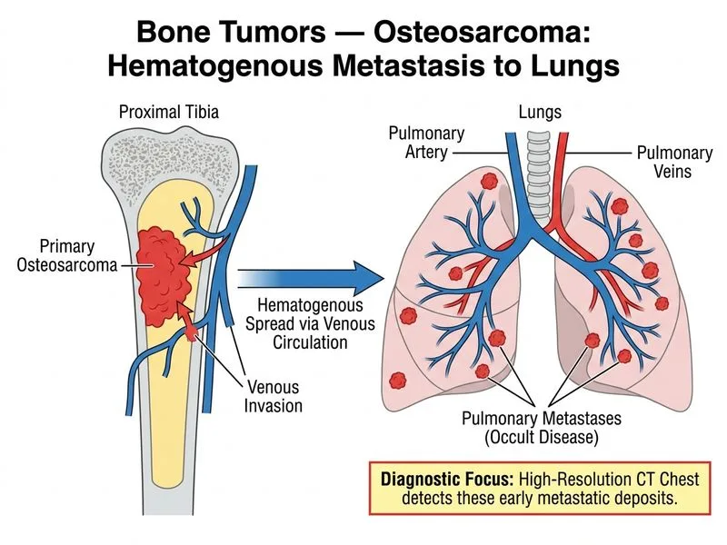 Bone Tumors — Osteosarcoma diagram