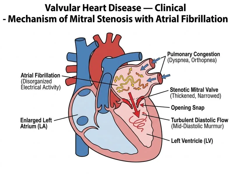 Valvular Heart Disease — Clinical diagram