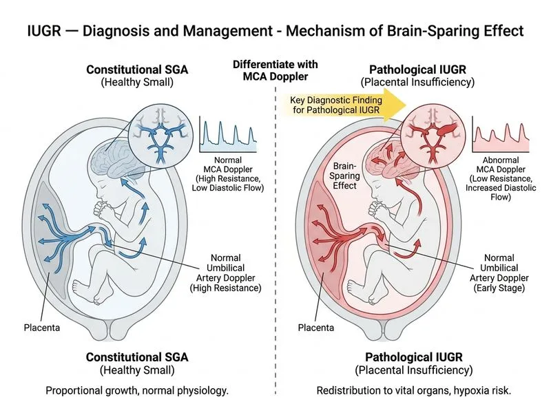IUGR — Diagnosis and Management diagram