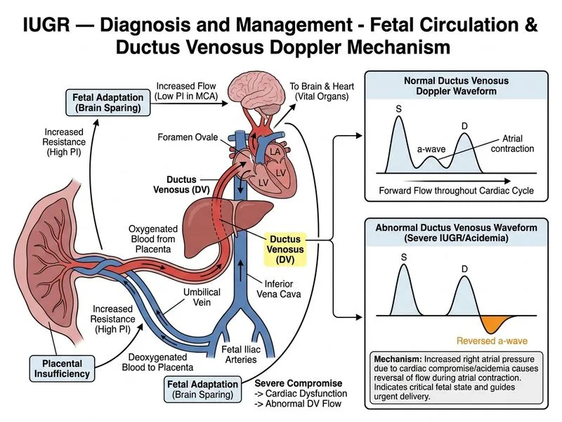IUGR — Diagnosis and Management diagram