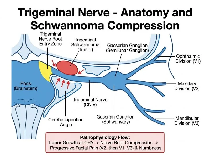 Trigeminal Nerve diagram