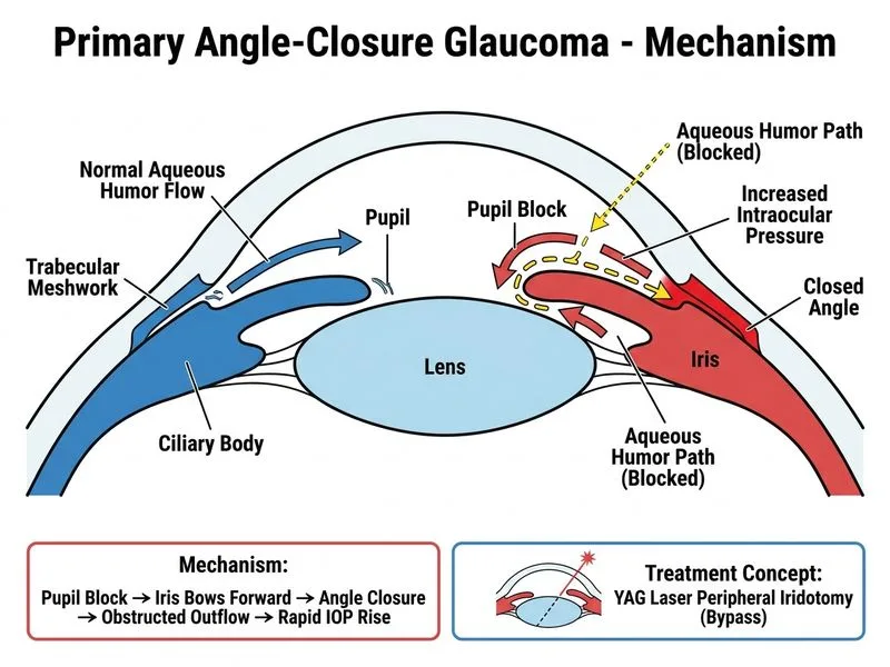 Primary Angle-Closure Glaucoma diagram