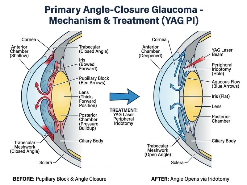Primary Angle-Closure Glaucoma diagram