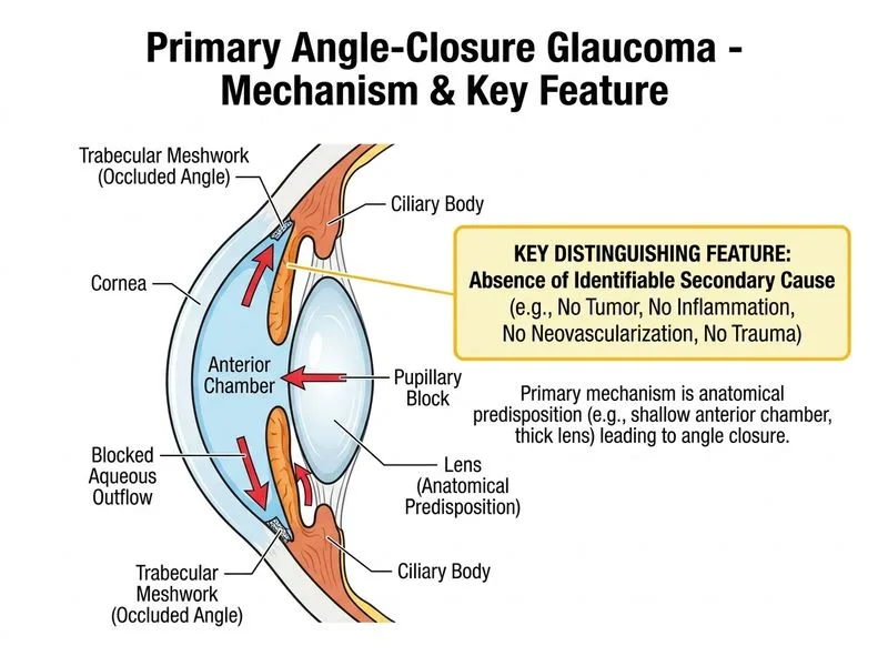 Primary Angle-Closure Glaucoma diagram