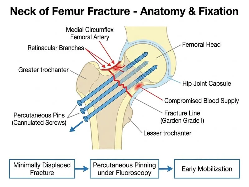 Neck of Femur Fracture diagram