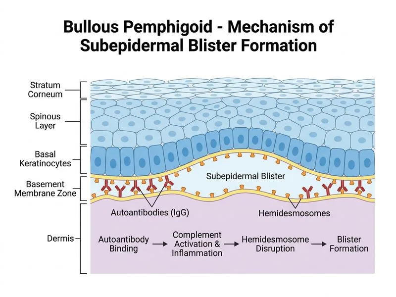 Bullous Pemphigoid diagram