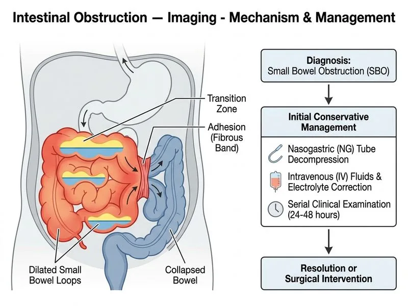 Intestinal Obstruction — Imaging diagram
