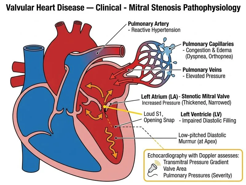Valvular Heart Disease — Clinical diagram