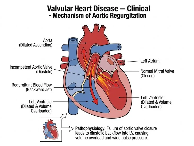Valvular Heart Disease — Clinical diagram