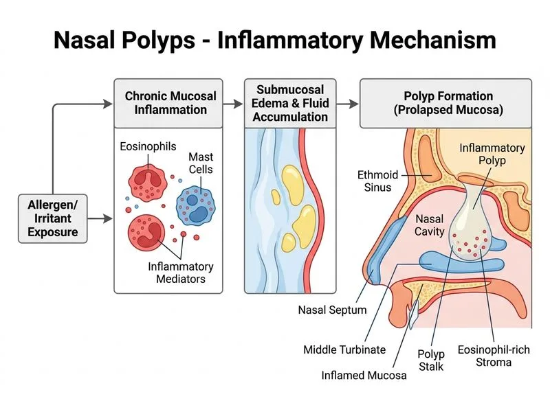 Nasal Polyps diagram