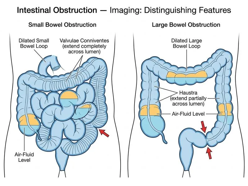 Intestinal Obstruction — Imaging diagram