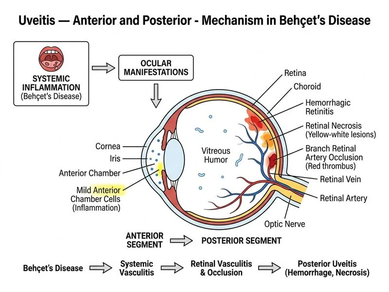 Uveitis — Anterior and Posterior diagram