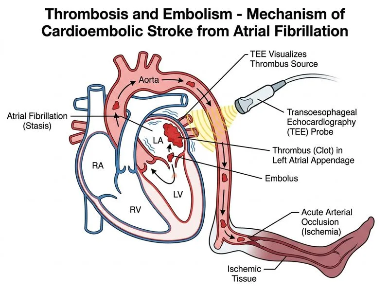 Thrombosis and Embolism diagram