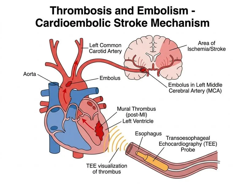 Thrombosis and Embolism diagram