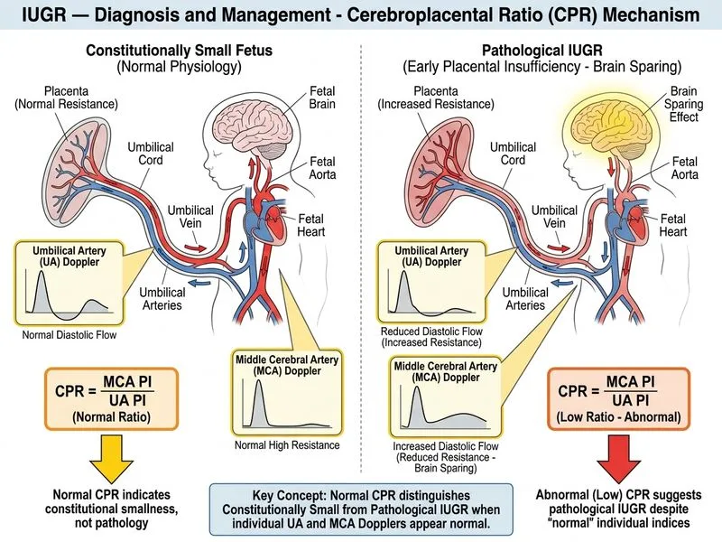 IUGR — Diagnosis and Management diagram