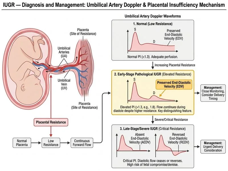 IUGR — Diagnosis and Management diagram