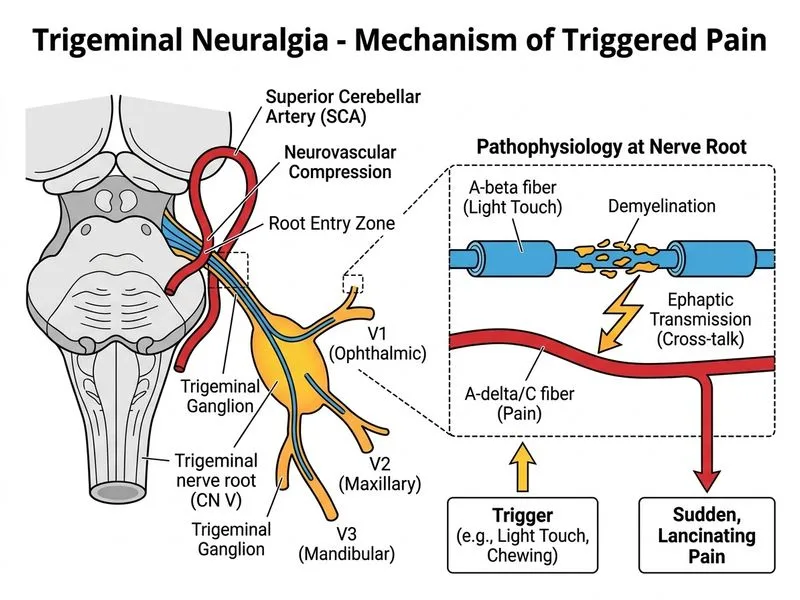 Trigeminal Nerve diagram