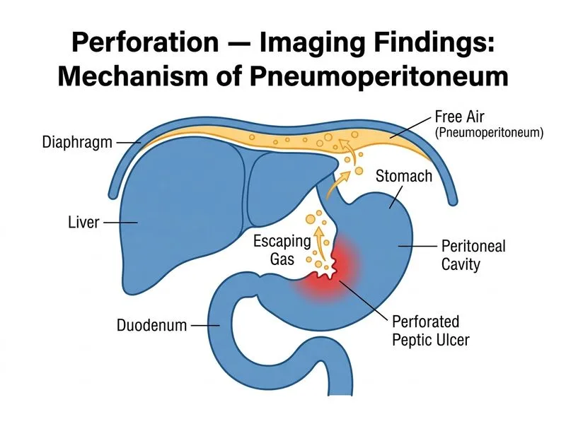 Perforation — Imaging Findings diagram