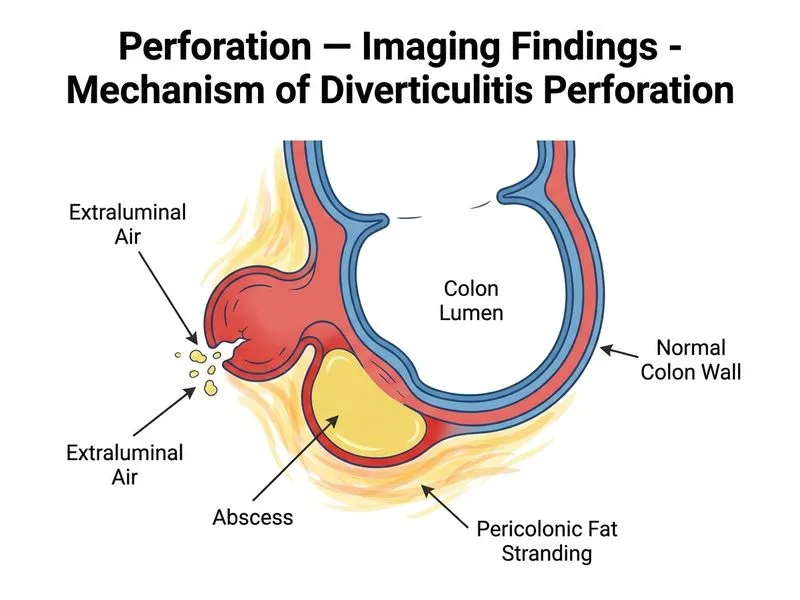 Perforation — Imaging Findings diagram