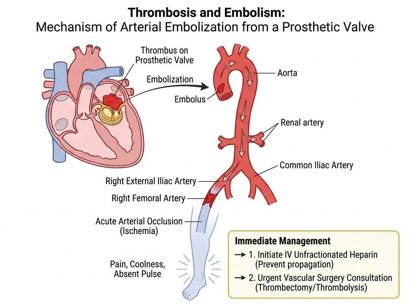 Thrombosis and Embolism diagram