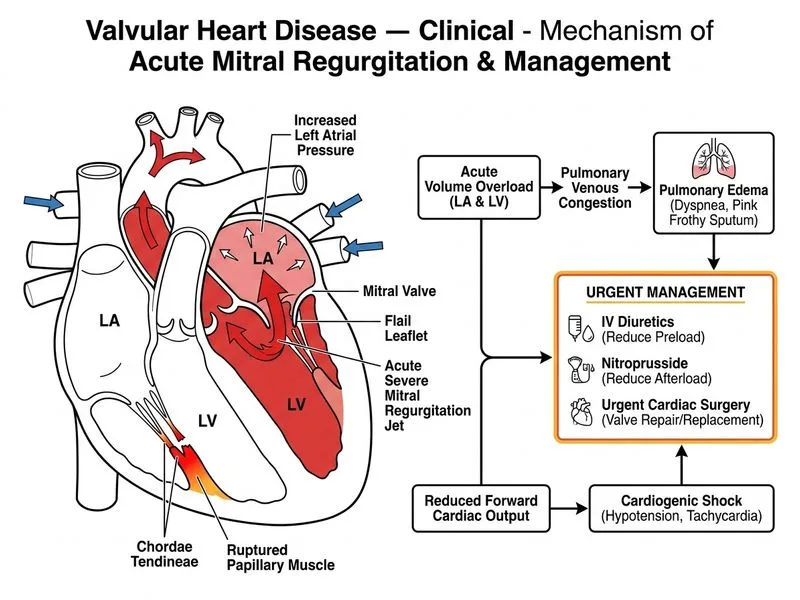 Valvular Heart Disease — Clinical diagram