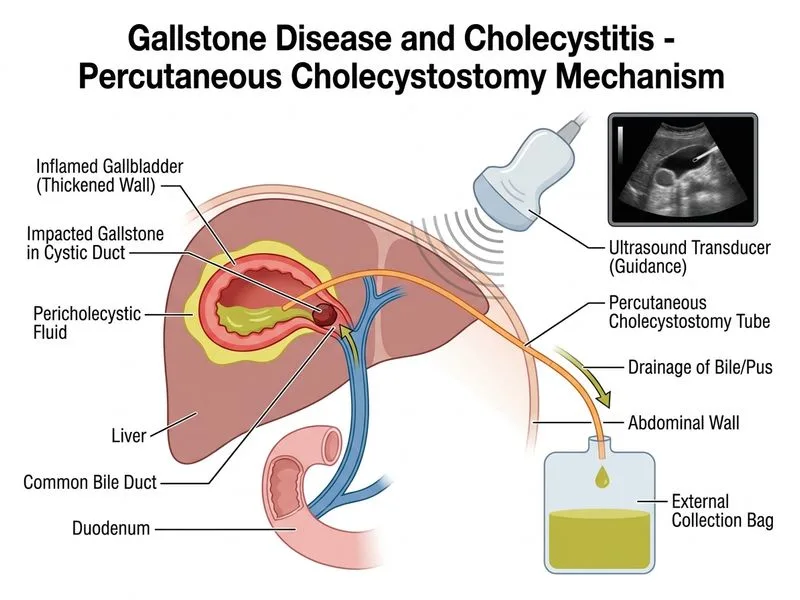 Gallstone Disease and Cholecystitis diagram