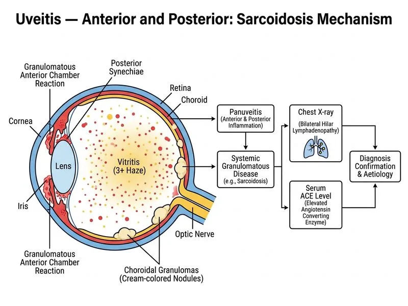 Uveitis — Anterior and Posterior diagram