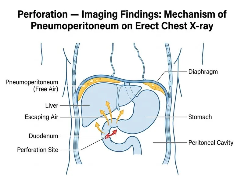 Perforation — Imaging Findings diagram