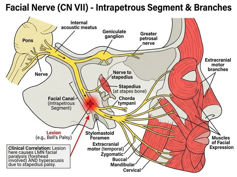 Facial Nerve diagram